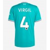 Muški Nogometni Dres Liverpool Virgil van Dijk #4 Rezervni 2025-26 Kratak Rukav Muški Nogometni Dres Liverpool Virgil van Dijk #4 Rezervni 2025-26 Kratak Rukav